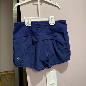 Lululemon Athletica Navy Blue Athletic Shorts